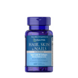 Puritan's Pride Hair Skin & Nails 60 Caplets