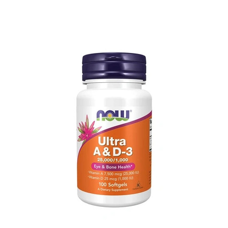 Now Ultra A & D3 25000 1000 100 Softgels
