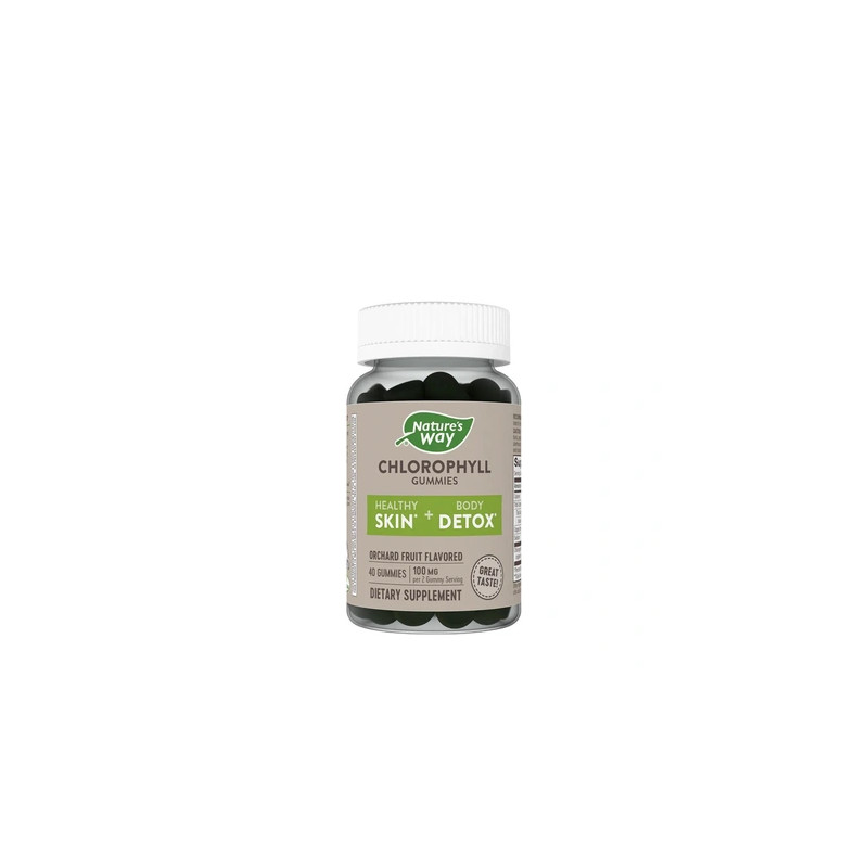 Nature's Way Chlorophyll Gummies 60 Gummies Fruit Flavor