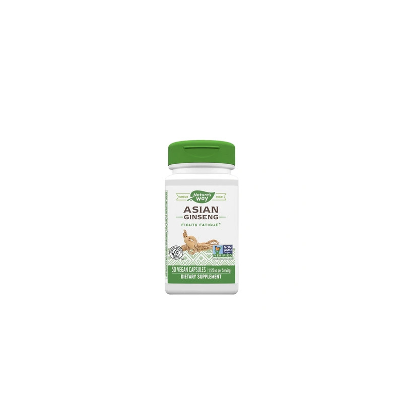 Natures Way Asian Ginseng 50 Capsules