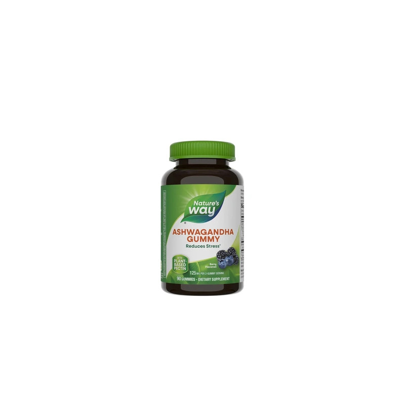 Nature's Way Ashwagandha Gummies 90 Gummies Berry Flavor