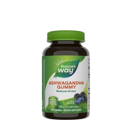 Nature's Way Ashwagandha Gummies 90 Gummies Berry Flavor