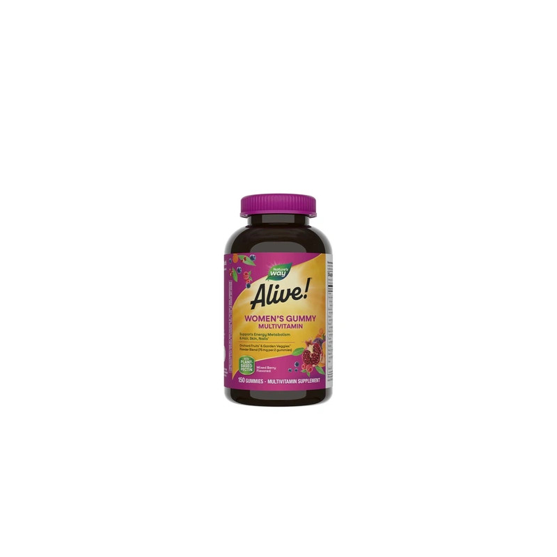 Nature's Way Alive Womens Gummy Multivitamin 150 Gummies Mixed Berry