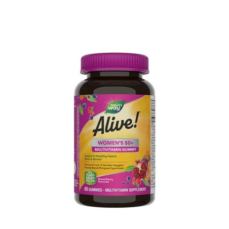 Nature's Way Alive Women's 50 Gummy Multivitamin 60 Gummies Mixed Berry