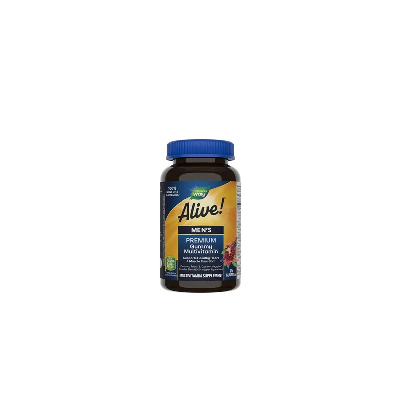 Nature's Way Alive Premium Mens Gummy Multivitamin 75 Gummies