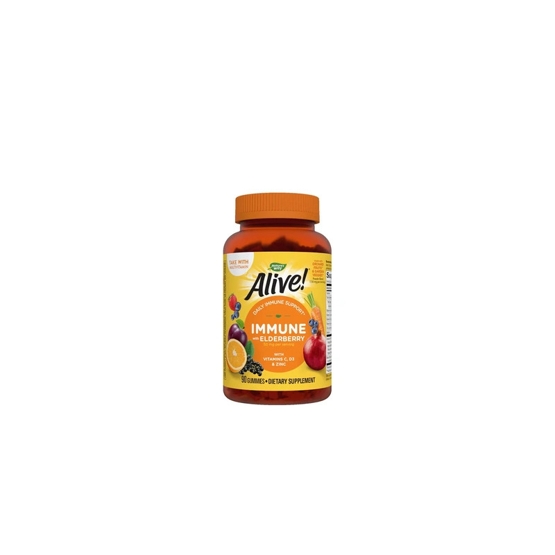 Nature's Way Alive Premium Immune Gummies 90 Gummies Cherry & Grape