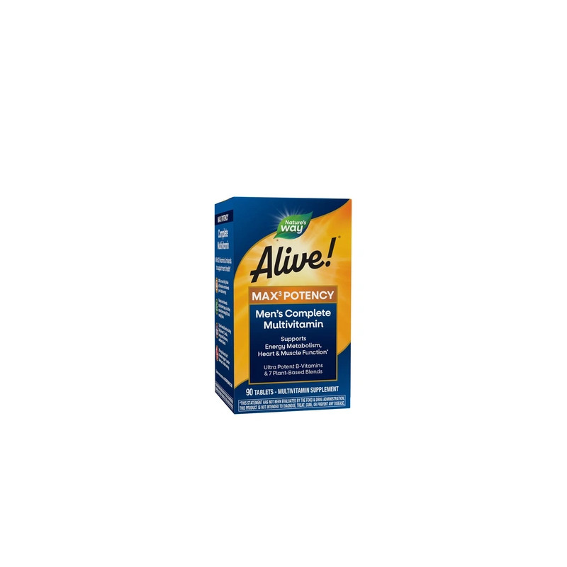 Nature's Way Alive Mens Max3 Daily Multivitamin 90 Tablets
