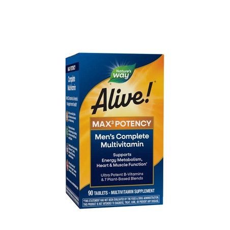 Nature's Way Alive Mens Max3 Daily Multivitamin 90 Tablets
