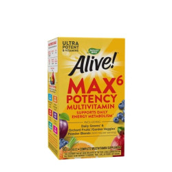 Nature's Way Alive Max6 Max Potency Daily Multivitamin 90 Capsules