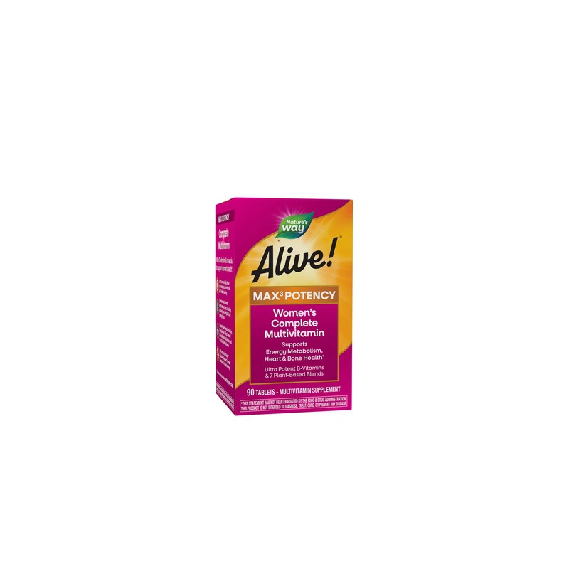 Nature's Way Alive Max3 Potency Womens Multivitamin 90 Tablets