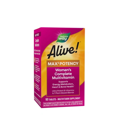 Nature's Way Alive Max3 Potency Womens Multivitamin 90 Tablets