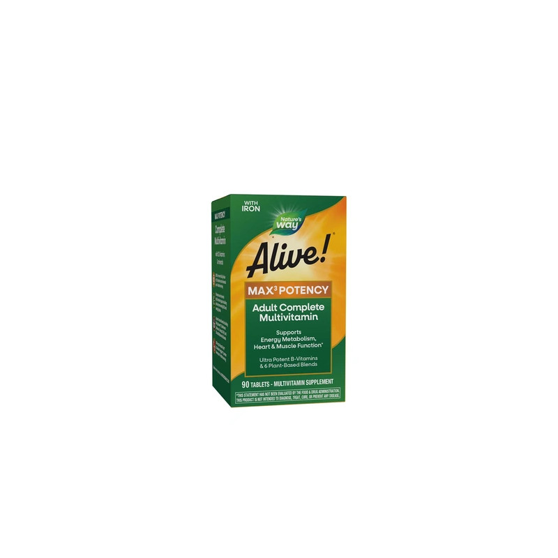 Nature's Way Alive Max3 Potency Multivitamin 90 Tablets