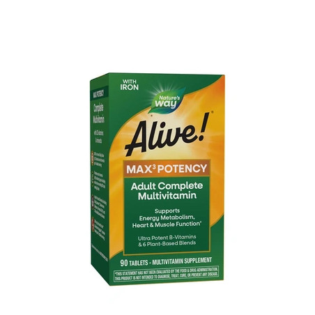 Nature's Way Alive Max3 Potency Multivitamin 90 Tablets