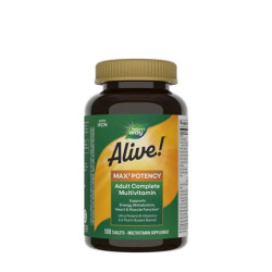 Nature's Way Alive Max3 Potency Multivitamin 180 Tablets