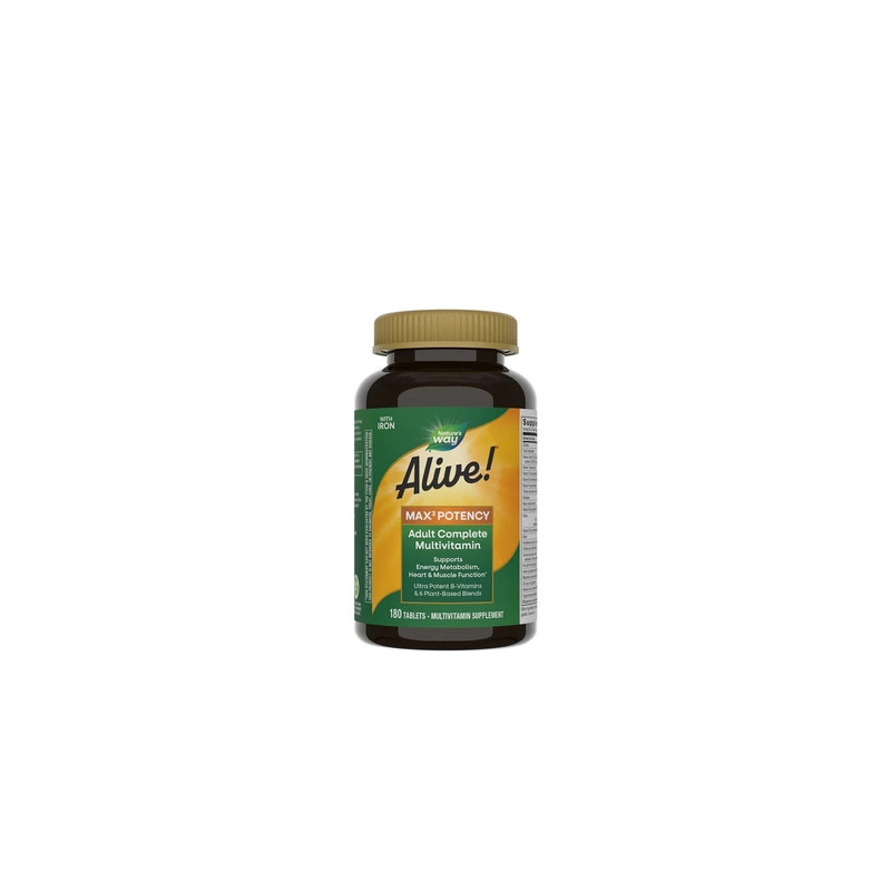Nature's Way Alive Max3 Potency Multivitamin 180 Tablets