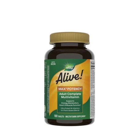 Nature's Way Alive Max3 Potency Multivitamin 180 Tablets