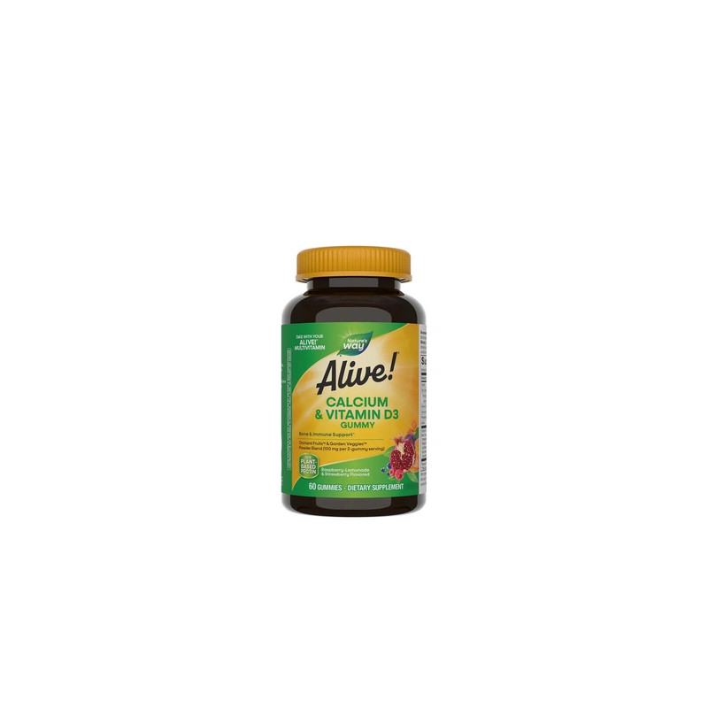 Nature's Way Alive Calcium D3 Gummies 60 Gummies