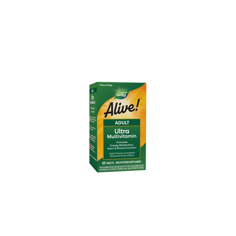 Nature's Way Alive Adult Ultra Multivitamin 60 Tablets