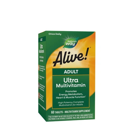 Nature's Way Alive Adult Ultra Multivitamin 60 Tablets
