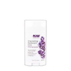 Now Foods Longlasting Deodorant Stick Refreshing Lavender 62 G
