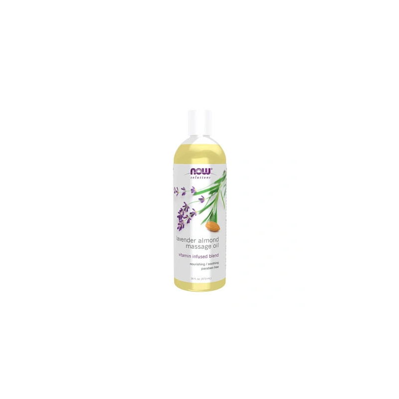 Now Foods Lavender Almond Massage Oil 473 Ml