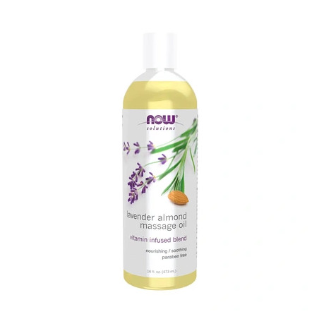 Now Foods Lavender Almond Massage Oil 473 Ml