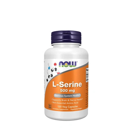 Now Foods Lserine 500 Mg 120 Capsules
