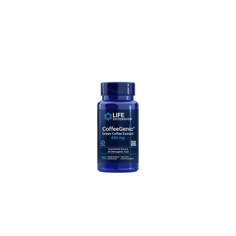 Life Extension Coffeegenic Green Coffee Extract 400 Mg 90 Veggie Capsules