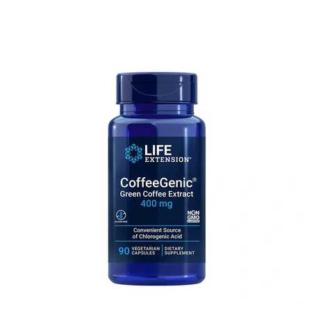 Life Extension Coffeegenic Green Coffee Extract 400 Mg 90 Veggie Capsules