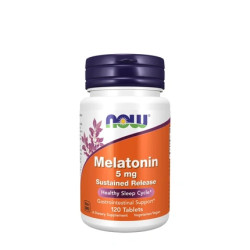 Now Foods Melatonin 5 Mg Time Release 120 Tablets