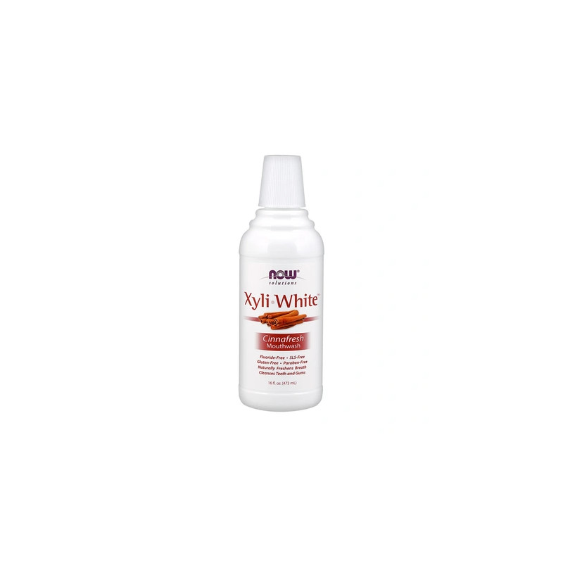 Now Foods Xyliwhite Refreshmint Mouthwash Cinnafresh 473 Ml