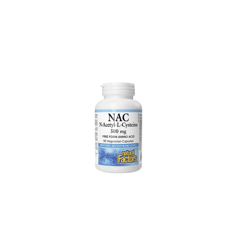 Natural Factors Nacetyllcysteine Amino Acid 500 Mg 90 Capsules