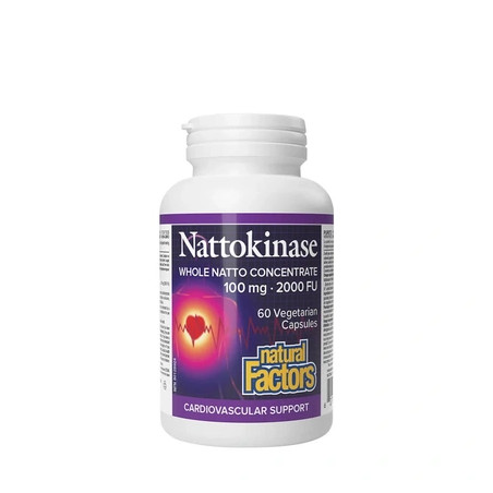Natural Factors Nattokinase 100 Mg 60 Veggie Capsules