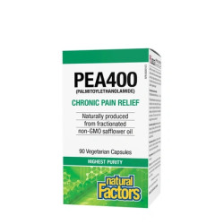 Natural Factors Pea400 Palmitoylethanolamide 90 Veggie Capsules