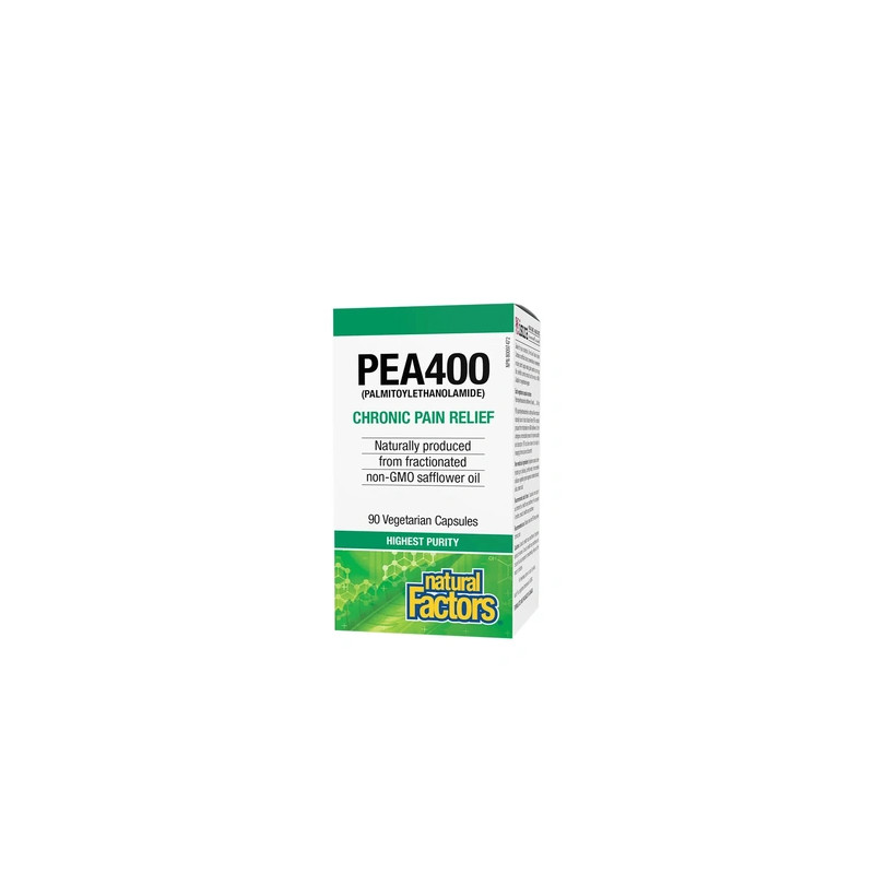 Natural Factors Pea400 Palmitoylethanolamide 90 Veggie Capsules