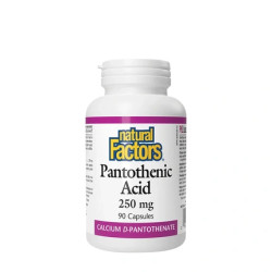 Natural Factors Pantothenic Acid 250 Mg 90 Capsules