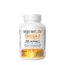 Natural Factors Regenerlife Ultra Strength Omega3 2200 Mg 90 Softgels