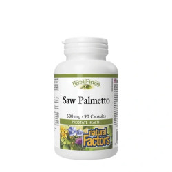 Natural Factors Saw Palmetto 500 Mg 90 Capsules