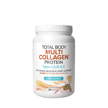 Natural Factors Total Body Multi Collagen 267 G Naturally Plain