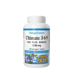 Natural Factors Ultimate 369 1200 Mg 90 Softgels