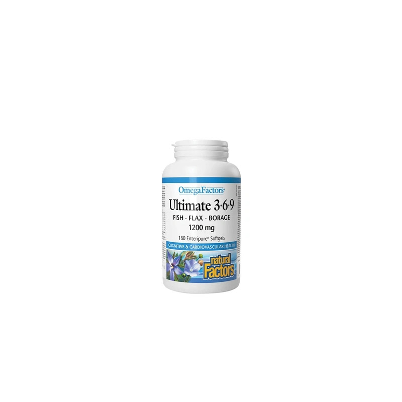 Natural Factors Ultimate 369 1200 Mg 90 Softgels