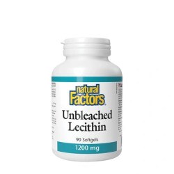 Natural Factors Unbleached Lecithin 1200 Mg 90 Softgels
