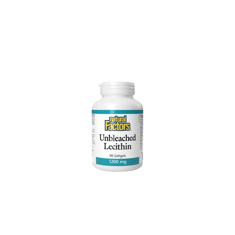 Natural Factors Unbleached Lecithin 1200 Mg 90 Softgels