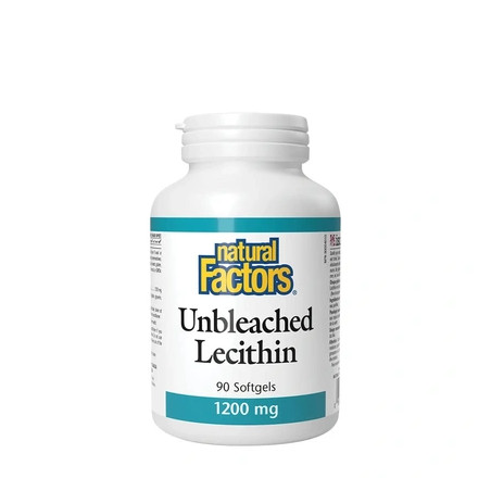 Natural Factors Unbleached Lecithin 1200 Mg 90 Softgels