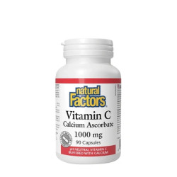 Natural Factors Vitamin C Calcium Ascorbate 1000 Mg 90 Capsules