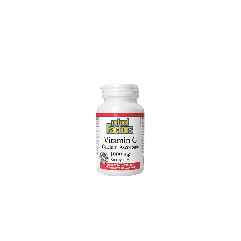Natural Factors Vitamin C Calcium Ascorbate 1000 Mg 90 Capsules