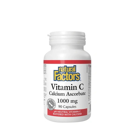 Natural Factors Vitamin C Calcium Ascorbate 1000 Mg 90 Capsules