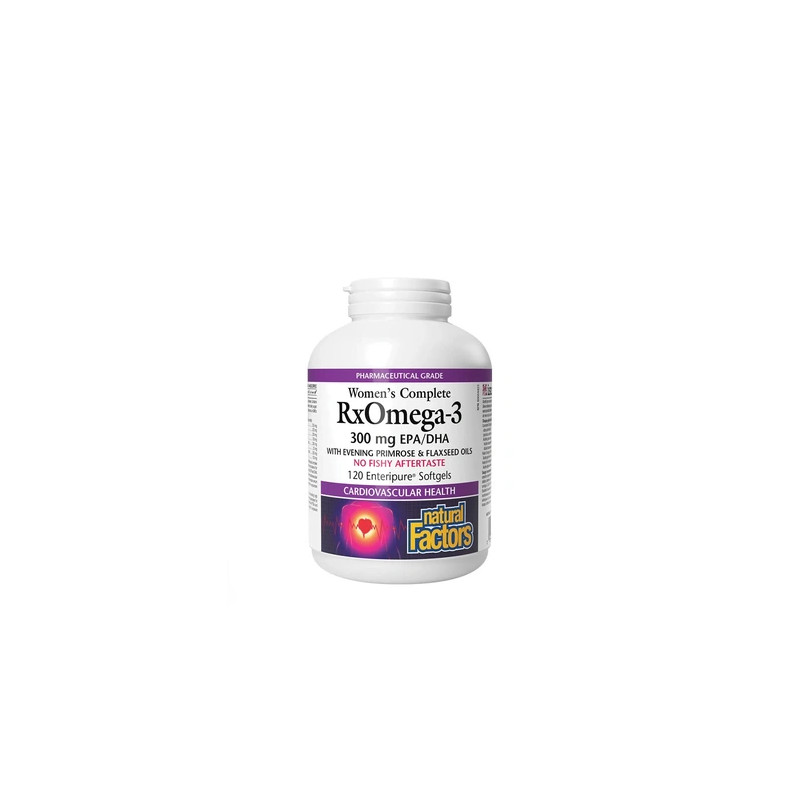 Natural Factors Womens Complete Rxomega3 300 Mg Epadha 120 Softgels