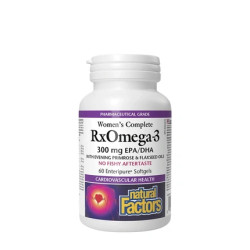 Natural Factors Womens Complete Rxomega3 300 Mg Epadha 60 Softgels