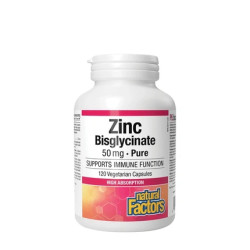 Natural Factors Zinc Bisglycinate 50 Mg 120 Capsules